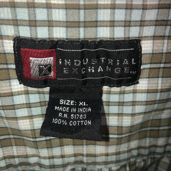 Industrial Exchange 100% Cotton XL Long Sleeve Button Front Button Down Shirt - Picture 3 of 7